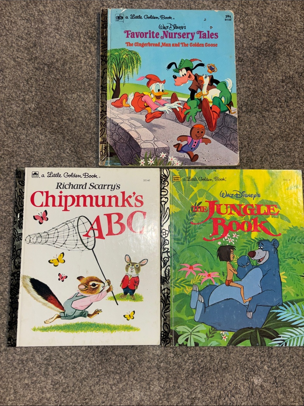 The Jungle book, Favorite Nursery Tales, Chipmunks ABC's